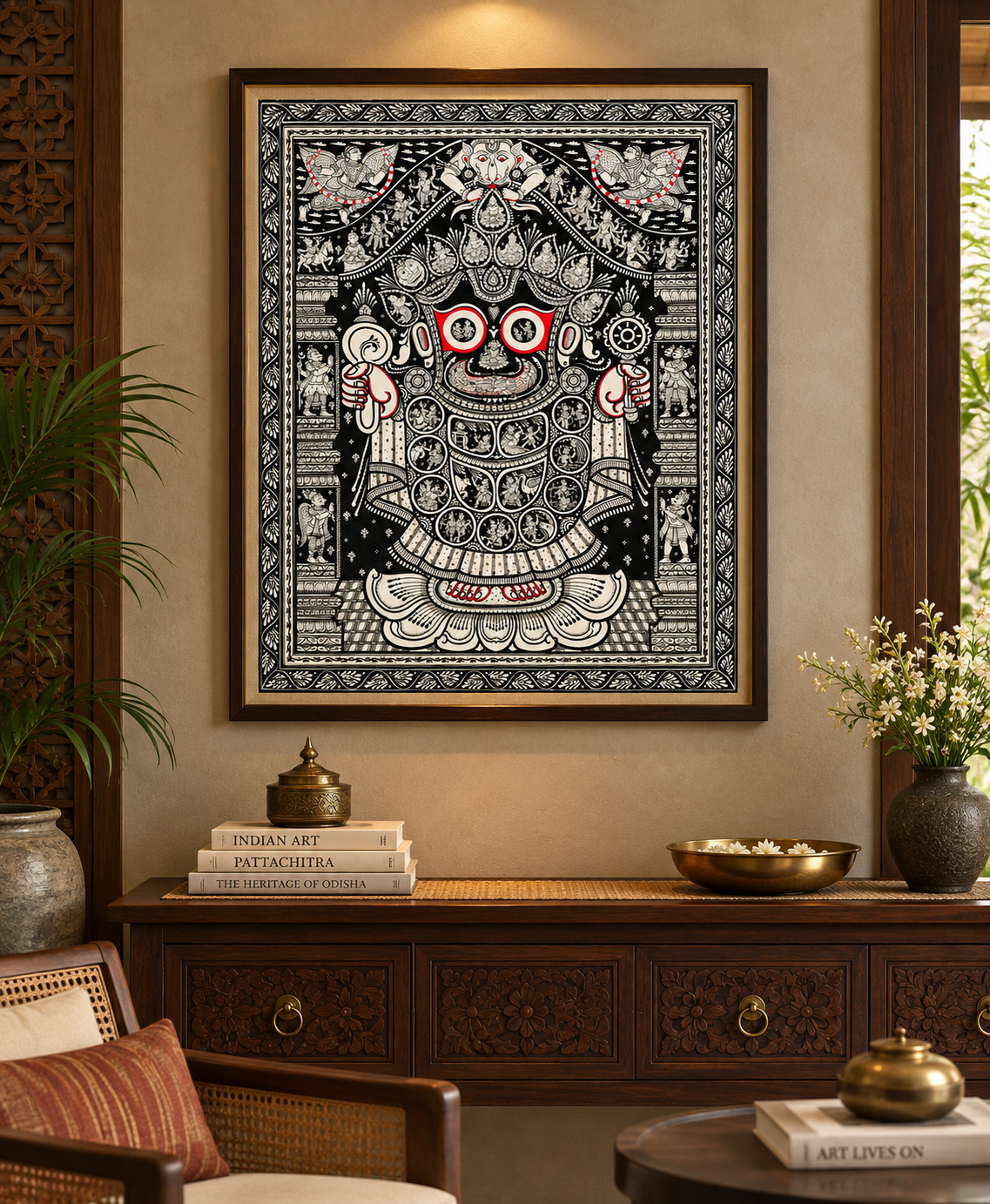 Vishwaroopa Jagannath Pattachitra: The Monochromatic Epic of Divine Leelas