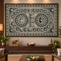 The Twin Epics: Monochromatic Pattachitra Masterpiece