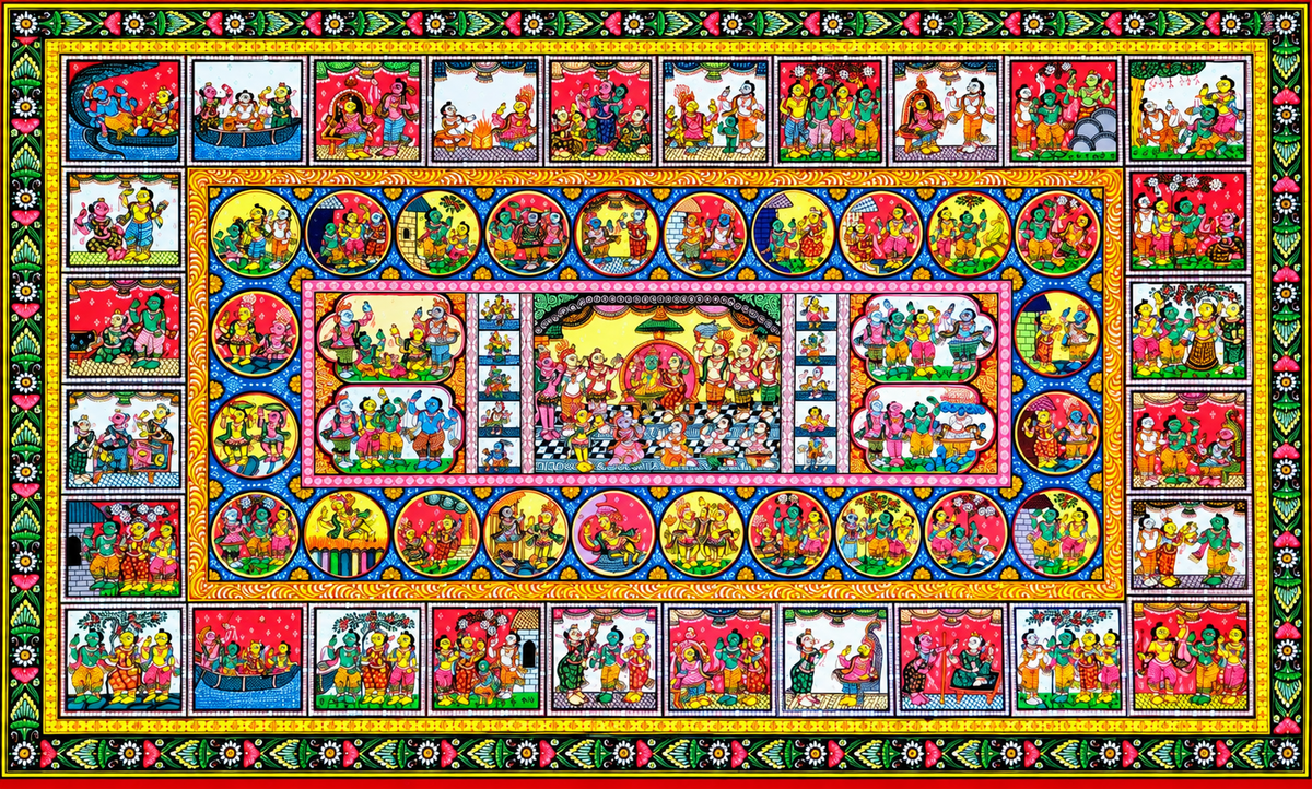The Story of Ramayana: Authentic Pattachitra
