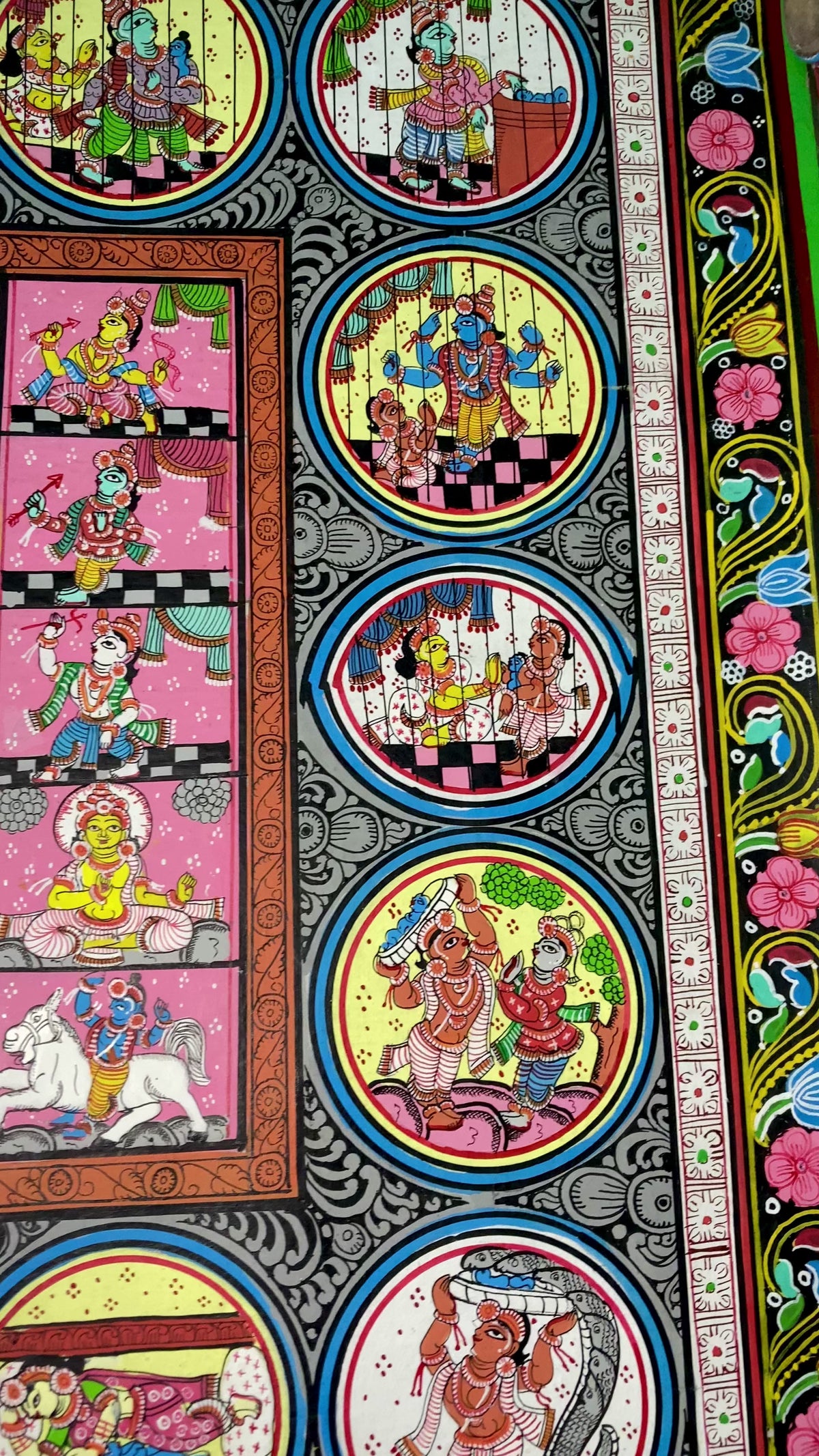 The Dashavatara Epic: Authentic Pattachitra Masterpiece