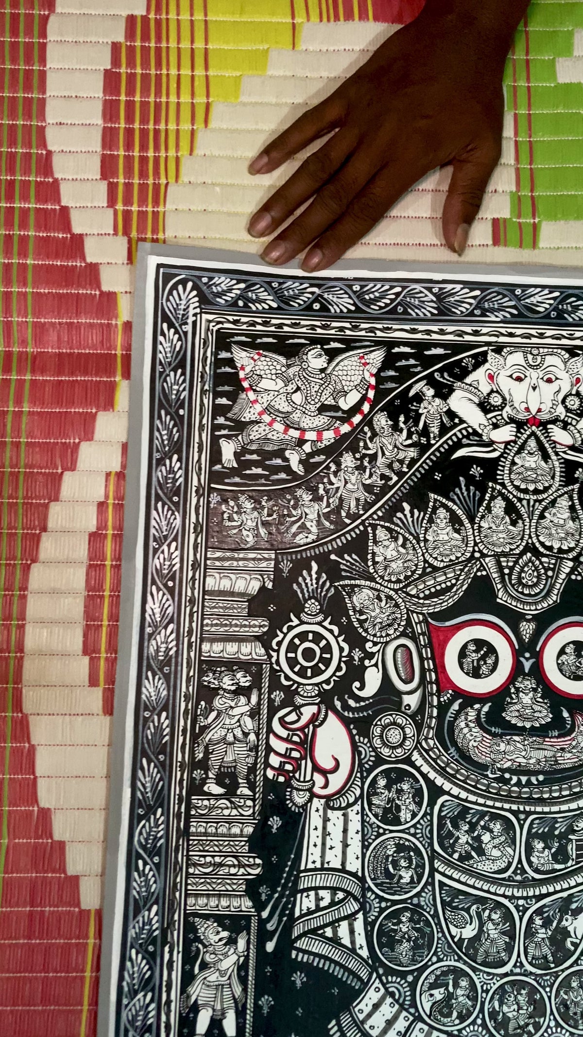 Vishwaroopa Jagannath Pattachitra: The Monochromatic Epic of Divine Leelas